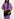 Purple lurex short-sleeved sweater Faume - seconde main