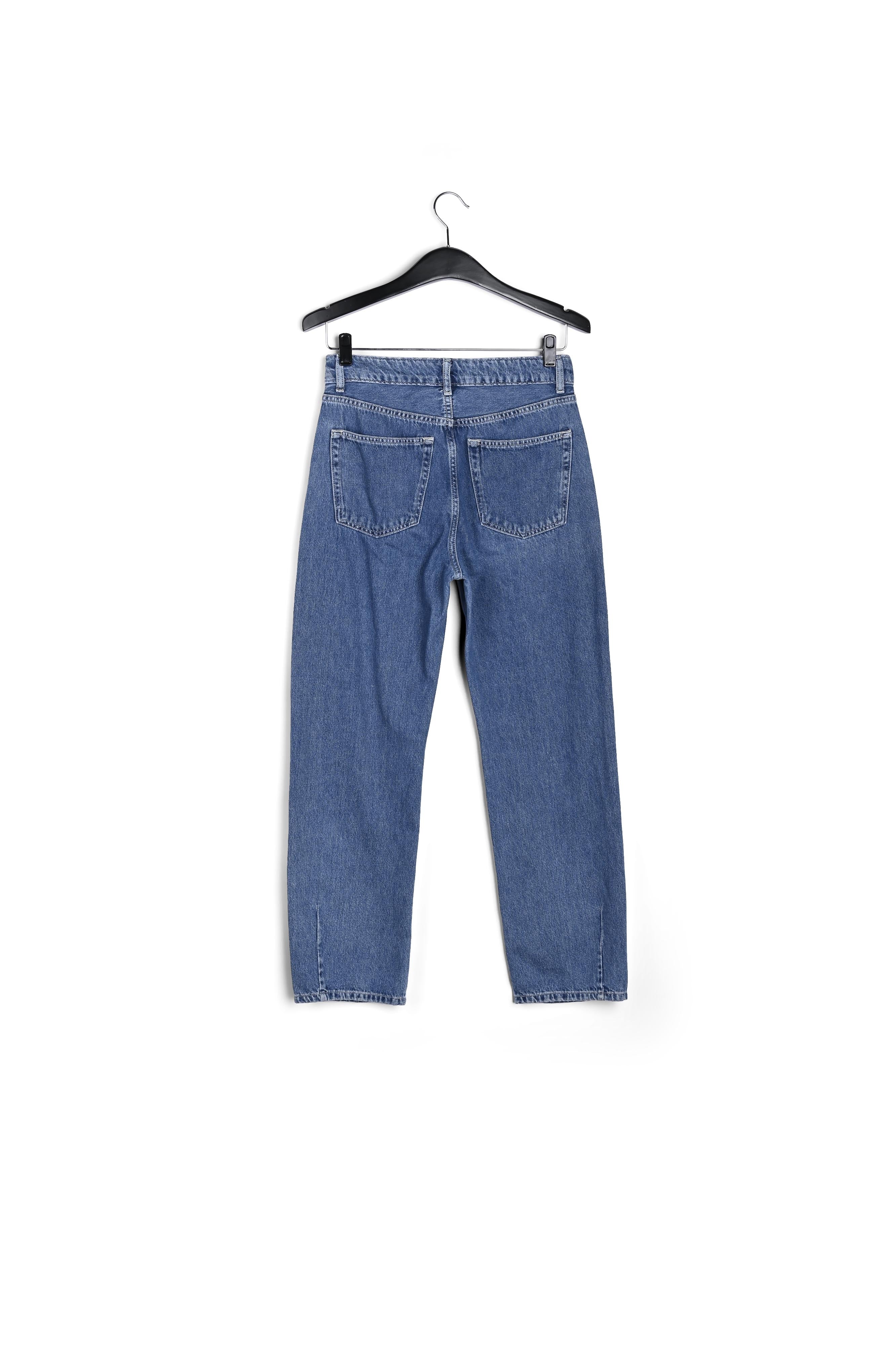 Grijze enkeljeans met hoge taille RE—SSENTIEL | Essentiel second hand