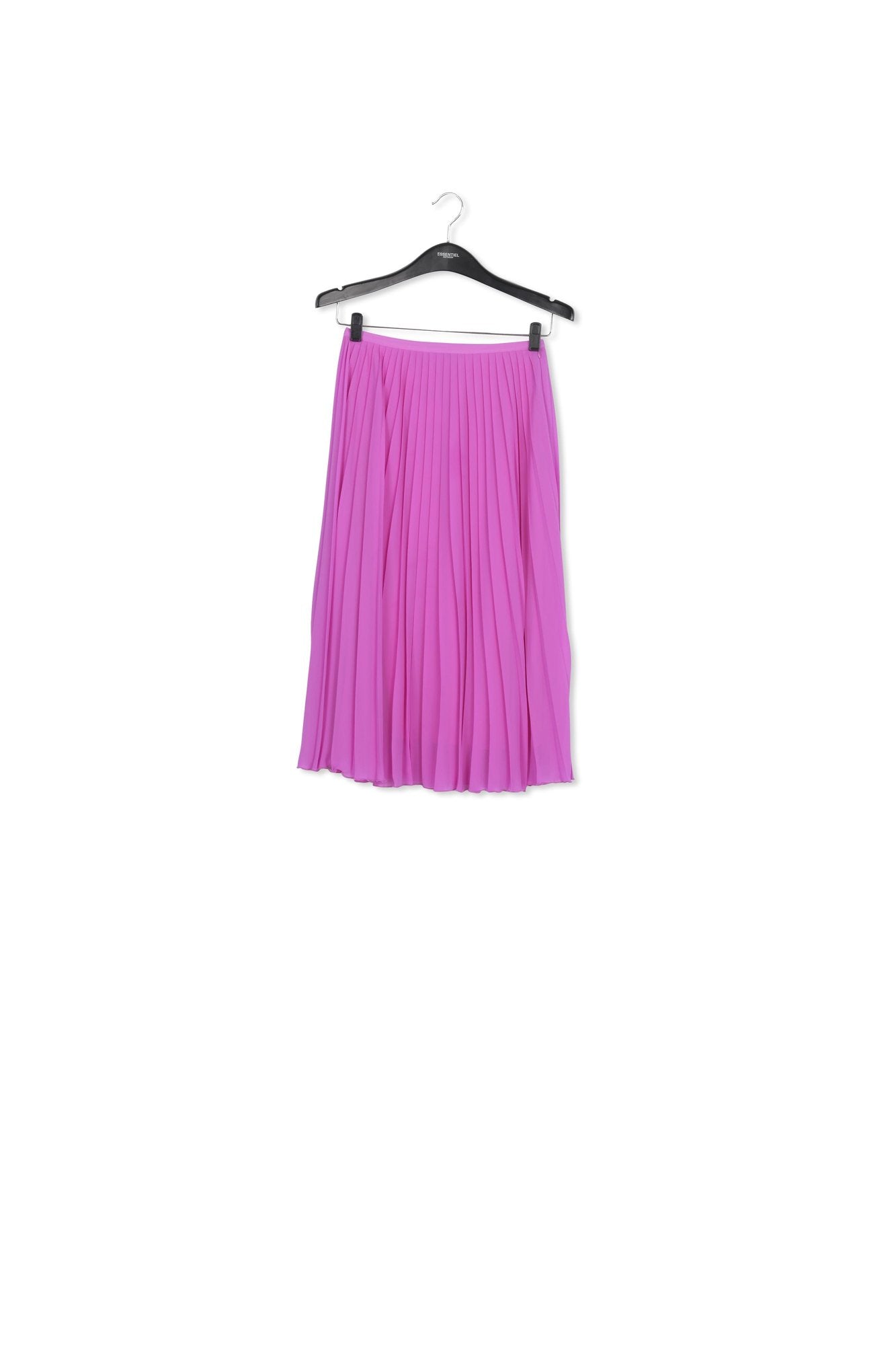 Lilac plissé midi skirt RE—SSENTIEL | Essentiel second hand