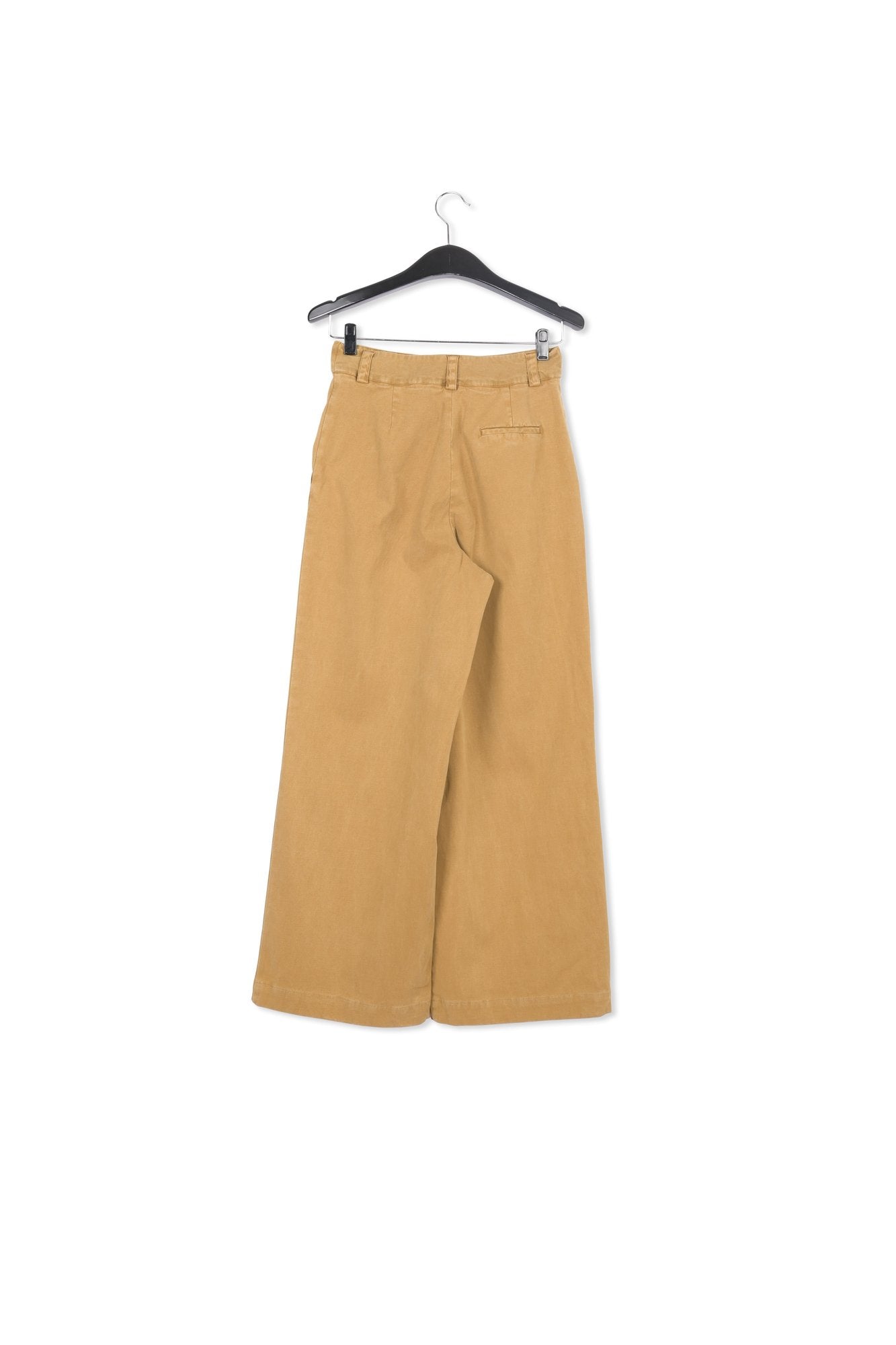Khaki straight-leg pants RE—SSENTIEL | Essentiel second hand