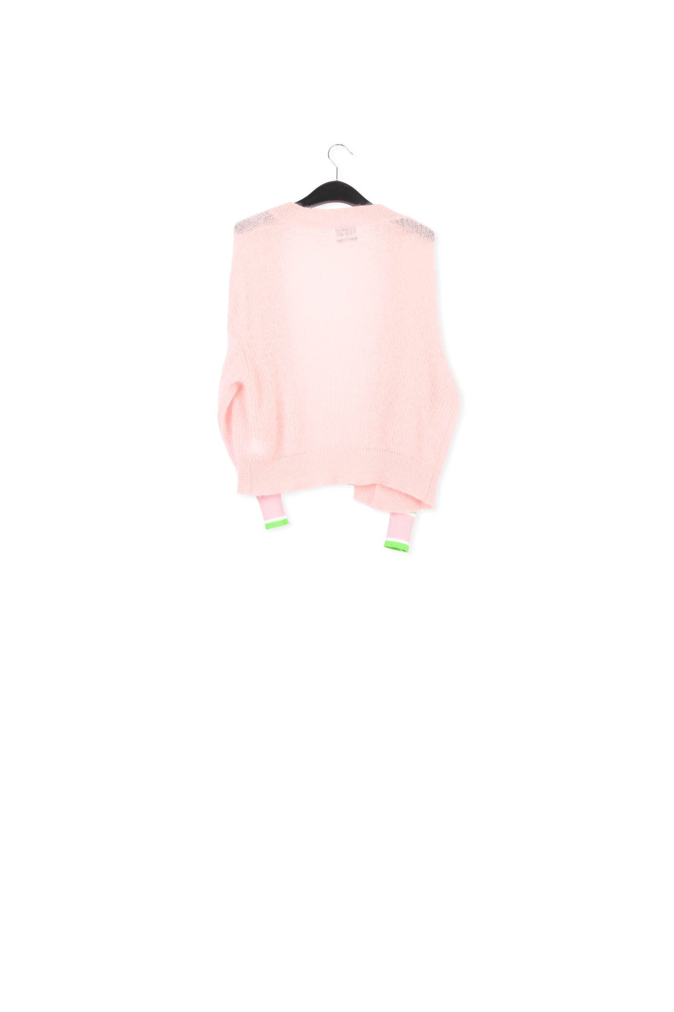 Light pink kid mohair cardigan RE—SSENTIEL | Essentiel second hand