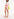Yellow mini skirt with pink taffeta bow Faume - seconde main