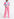 Neon pink wide-leg jeans Faume - seconde main