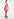 Neon pink gathered mini skirt Faume - seconde main