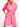Neon pink jacquard shirt dress Faume - seconde main