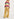 Multicolor scallop intarsia-knitted sweater Faume - seconde main