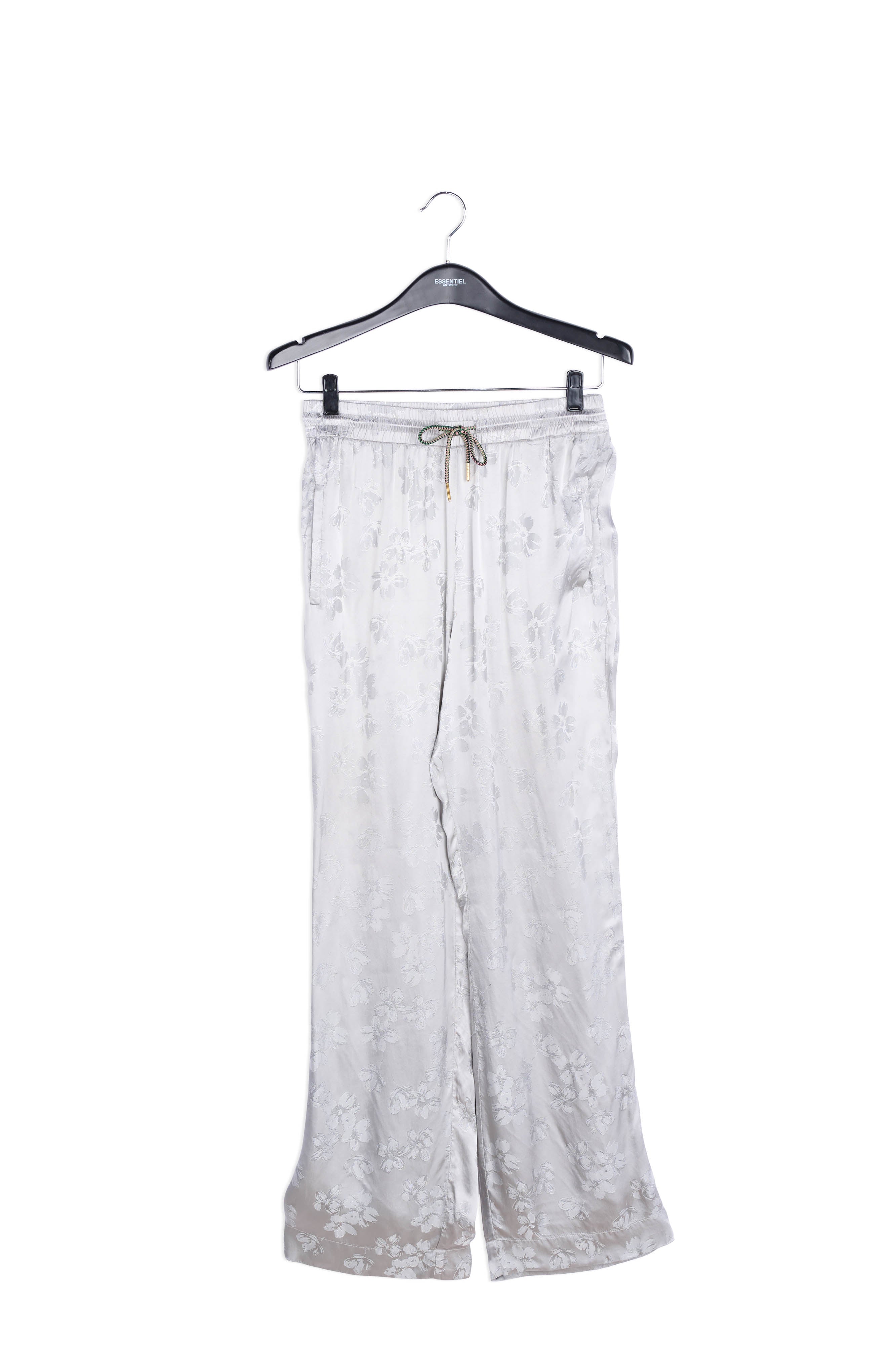 Grijze joggingbroek van bloemenjacquard RE—SSENTIEL | Essentiel second hand