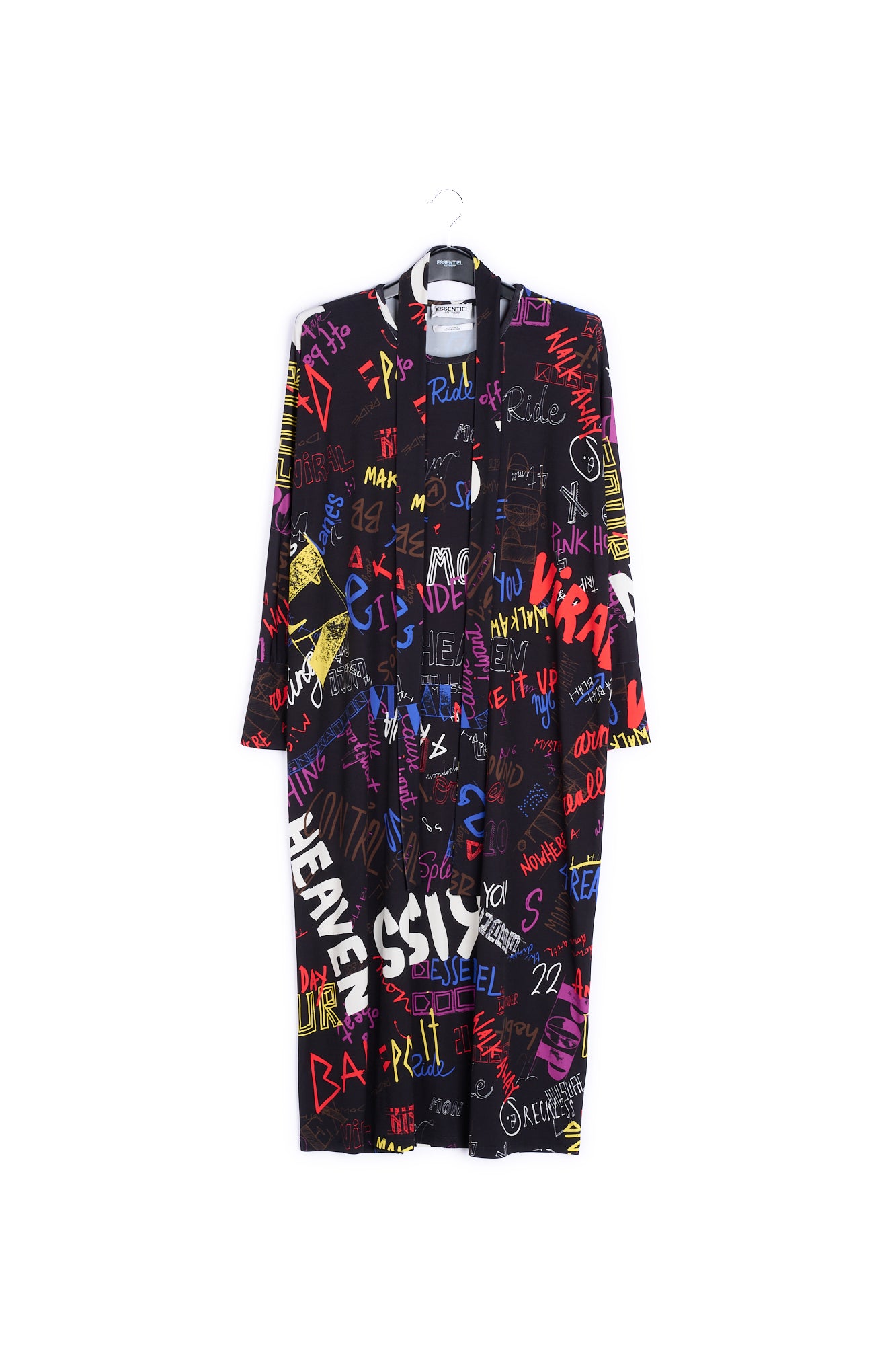 Floral print midi-length dress RE—SSENTIEL | Essentiel second hand