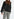 Black oversized sequined sweater Faume - seconde main