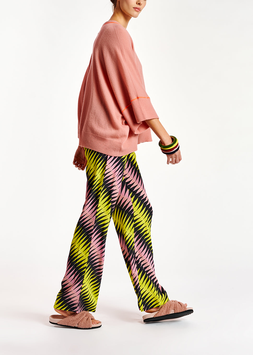 Pink merino wool and cashmere sweater RE—SSENTIEL | Essentiel second hand