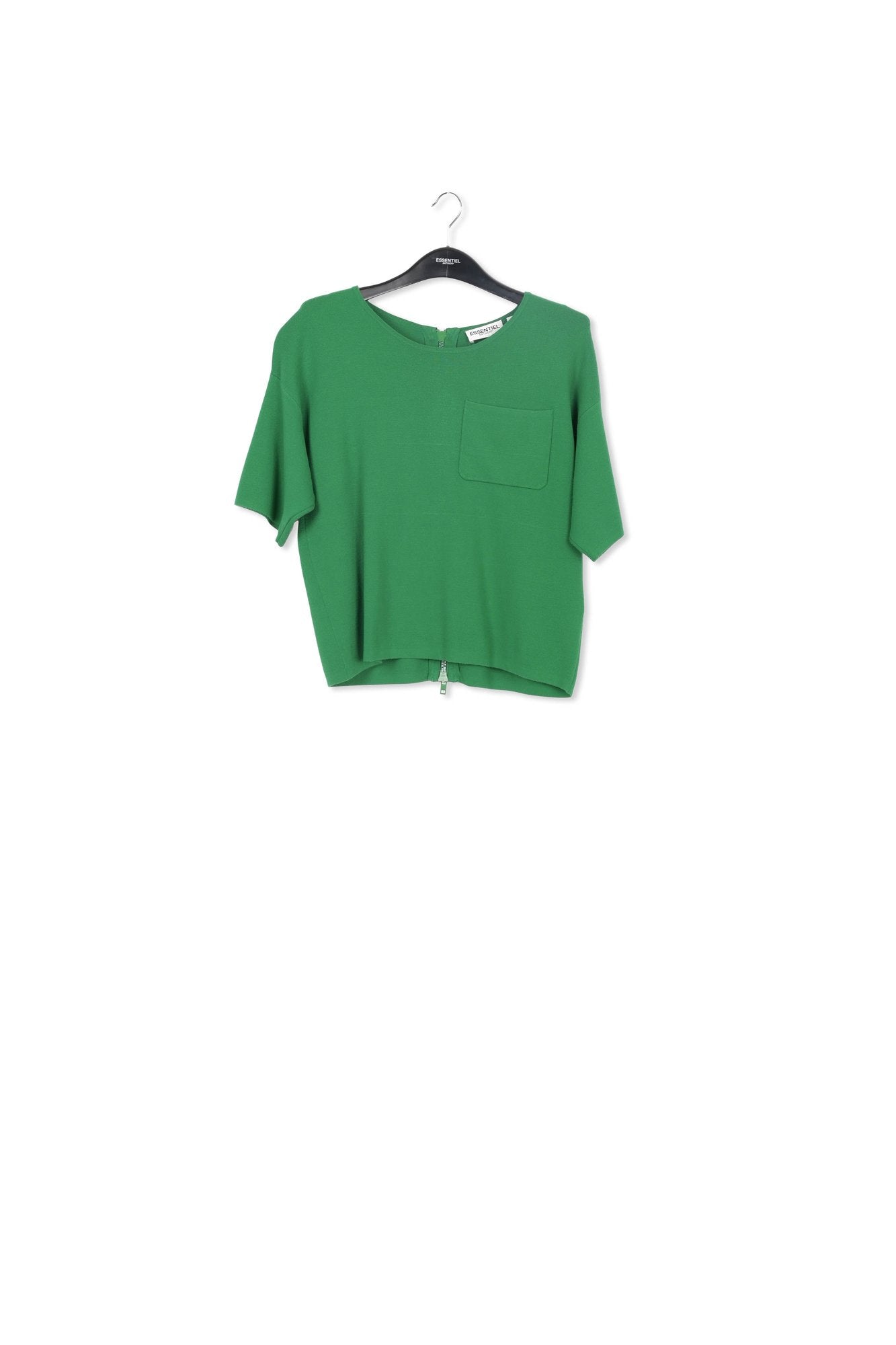 Pull vert à manches courtes RE—SSENTIEL | Essentiel second hand