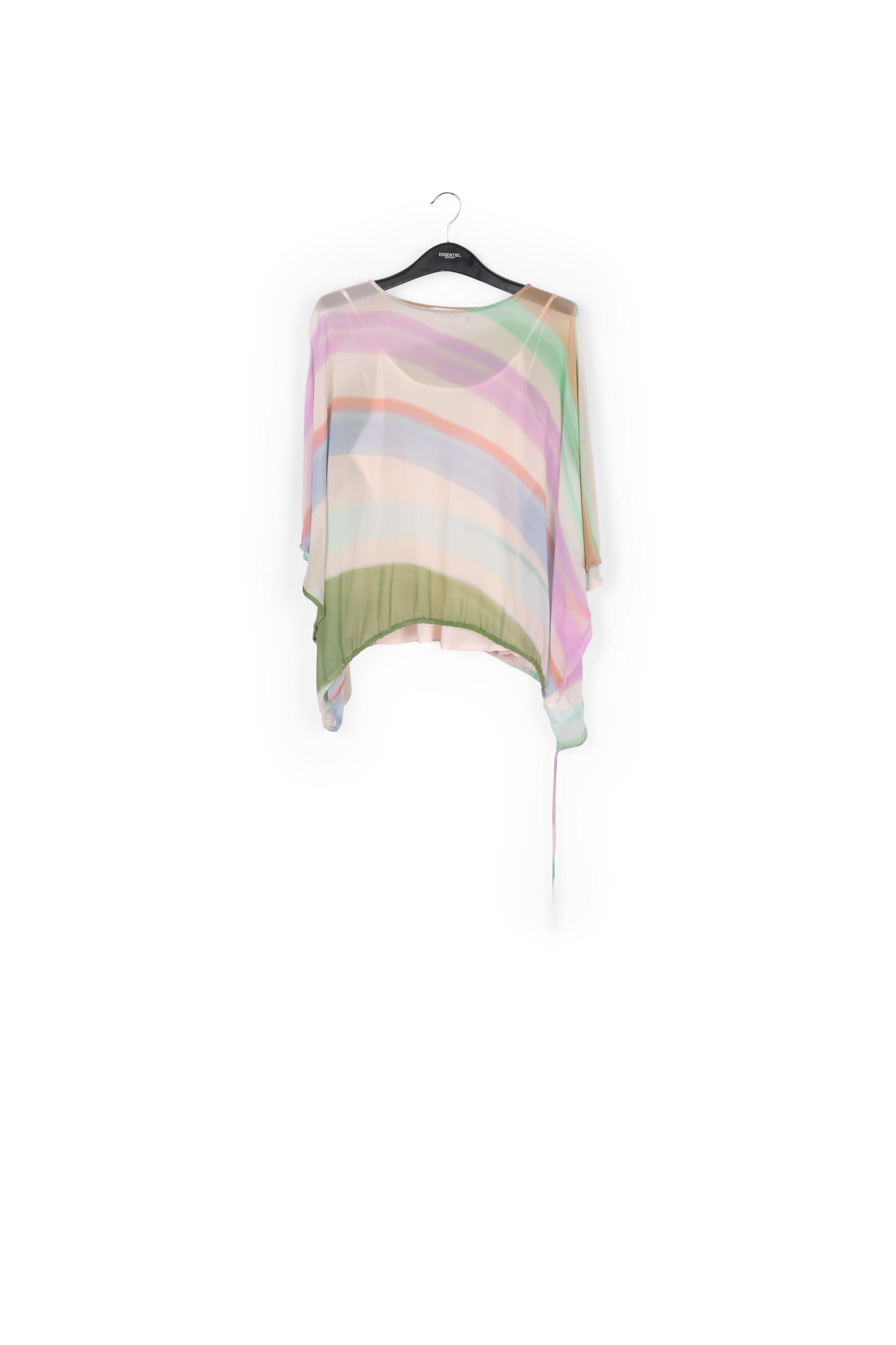 Roze doorschijnende top RE—SSENTIEL | Essentiel second hand