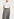 White cotton T-shirt with bead embroidery detail Faume - seconde main