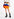 Colorful paint stroke print A-line mini skirt Faume - seconde main