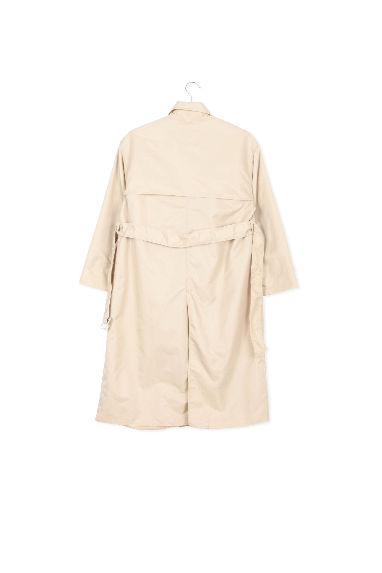 Ecru midi-length trench coat RE—SSENTIEL | Essentiel second hand