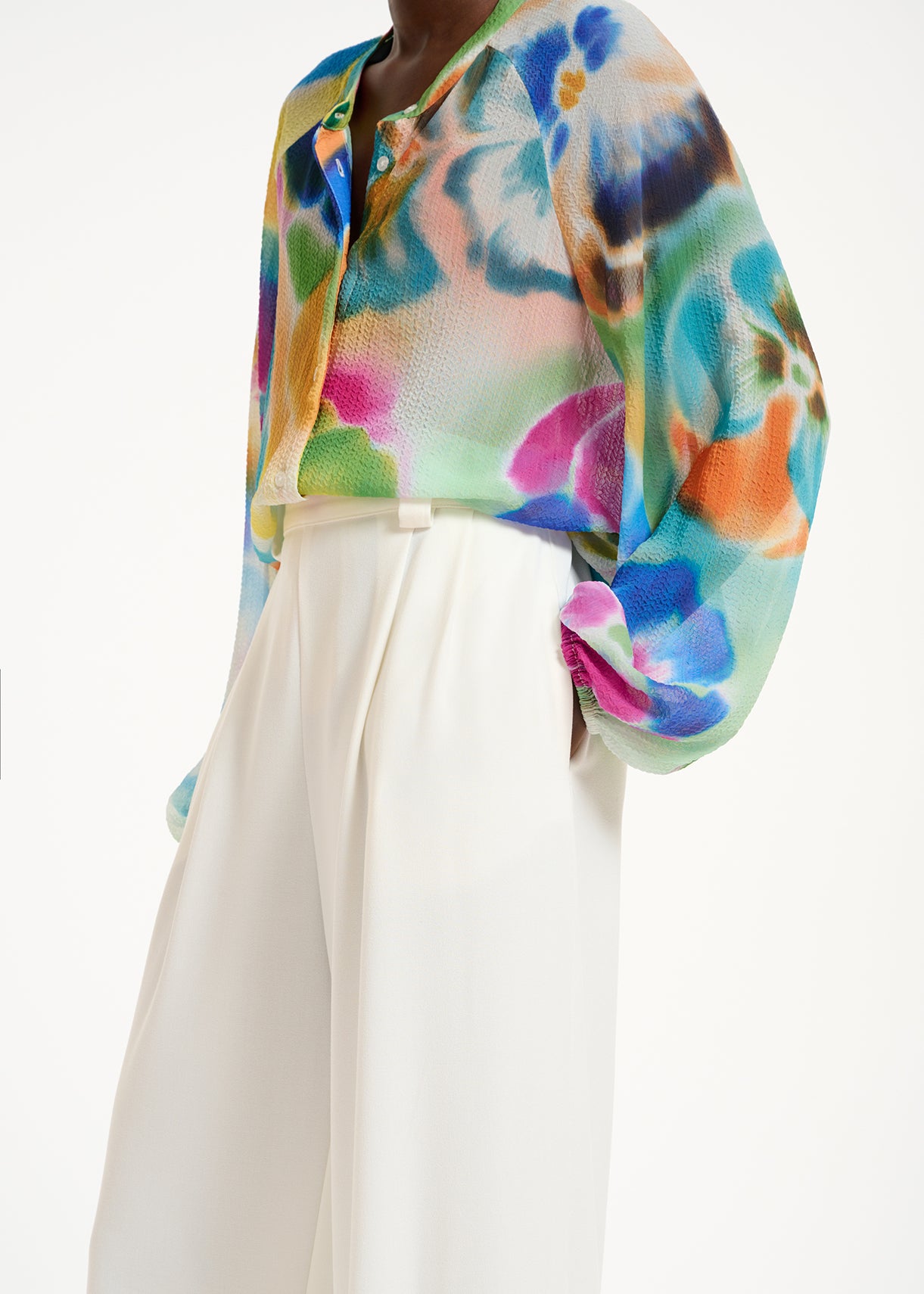 Off-white wide-leg pants RE—SSENTIEL | Essentiel second hand