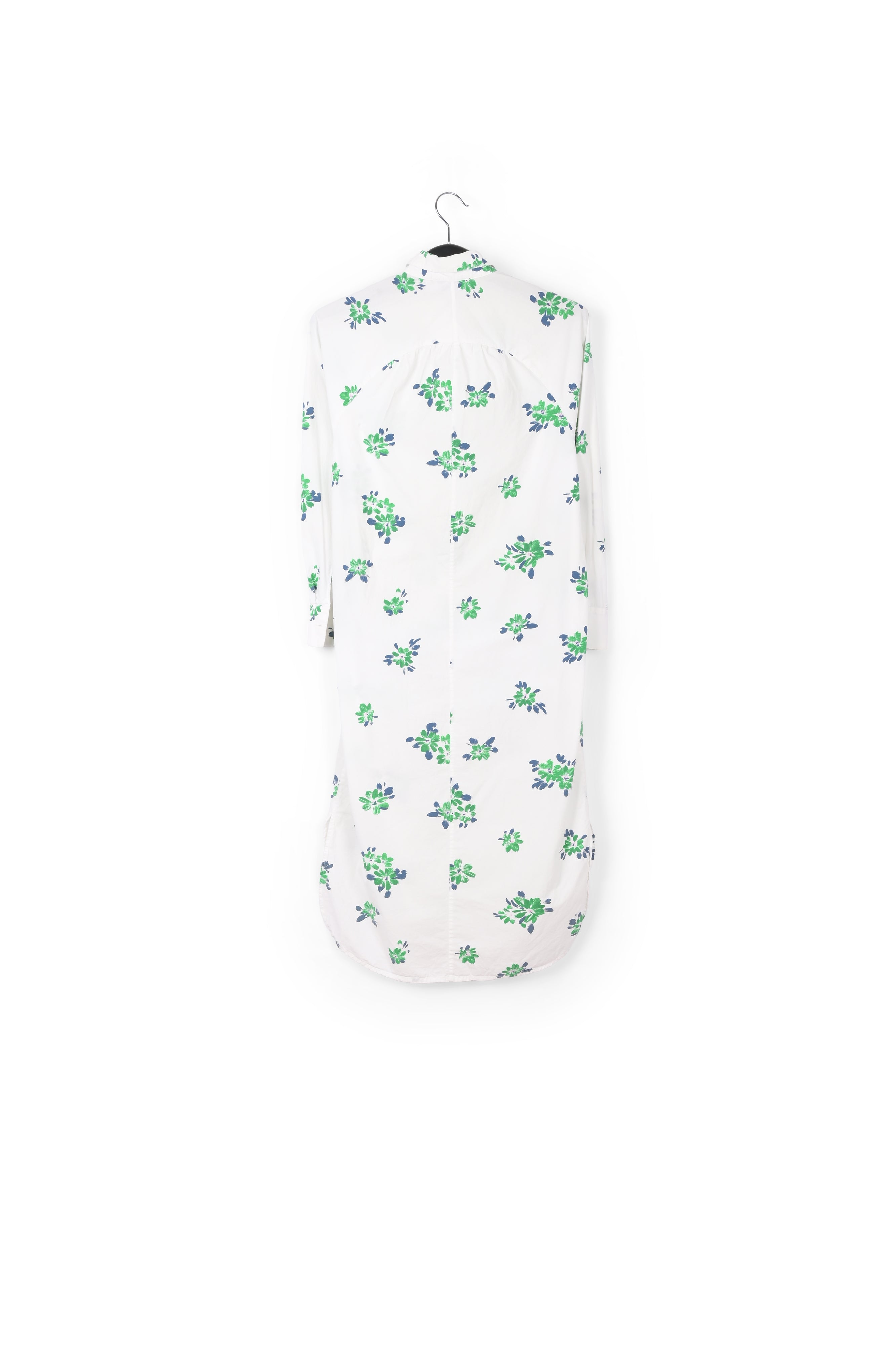 White shirt dress with zebra print RE—SSENTIEL | Essentiel second hand