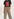 Beige geruite broek met hoge taille Faume - seconde main