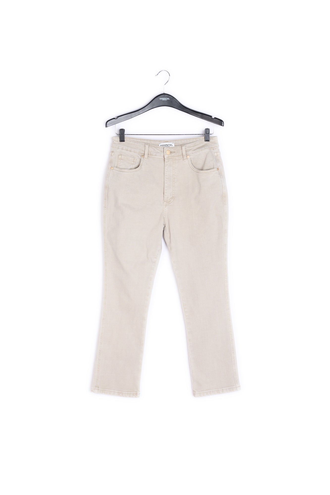 Beige straight-leg jeans RE—SSENTIEL | Essentiel second hand