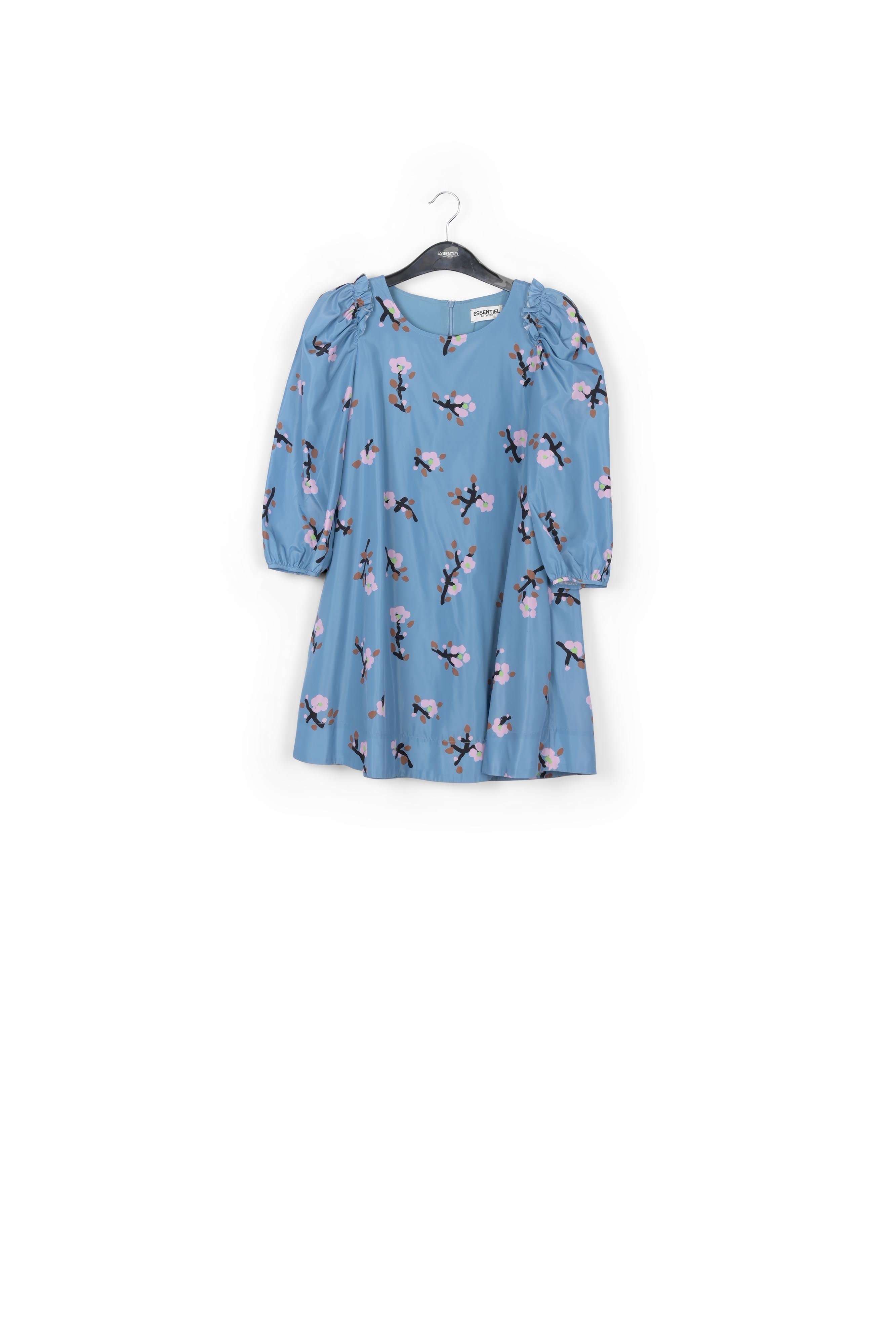 Mini-robe bleu clair à ligne a RE—SSENTIEL | Essentiel second hand