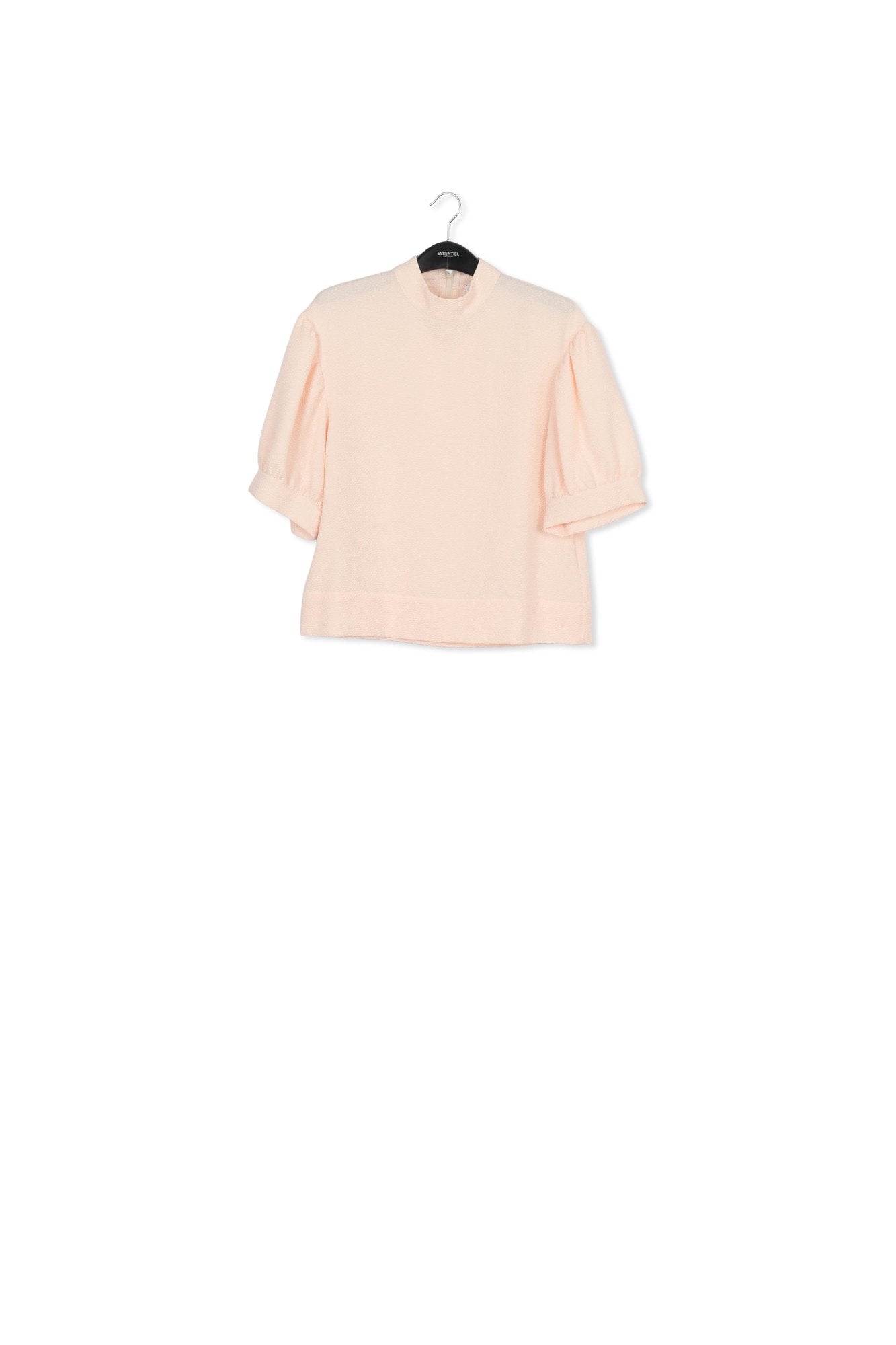 Off-white top with puffed sleeves RE—SSENTIEL | Essentiel second hand