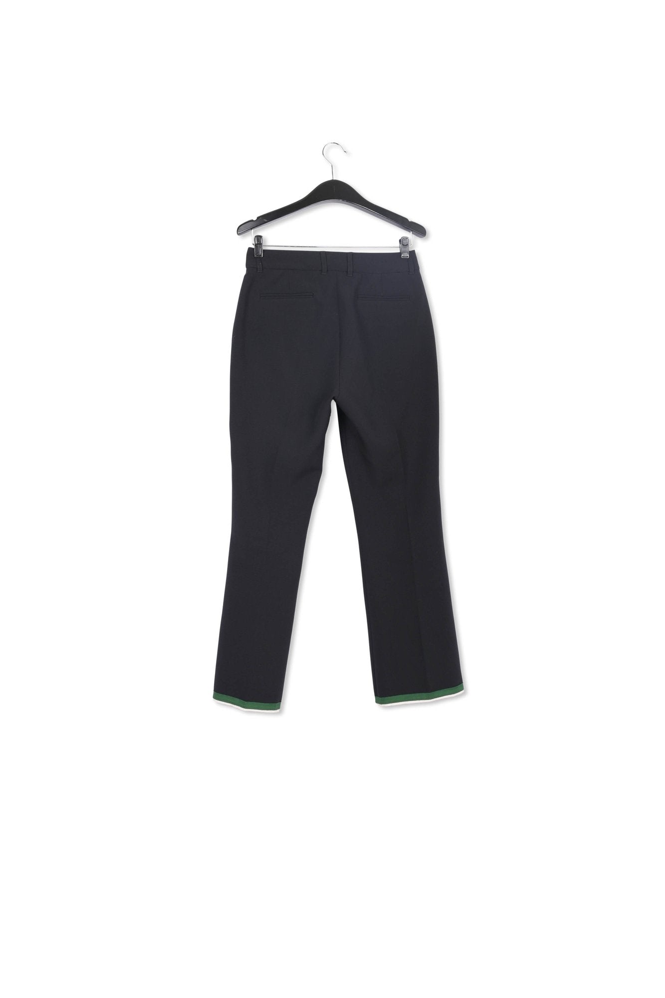 Pantalon noir aux jambes évasées RE—SSENTIEL | Essentiel second hand