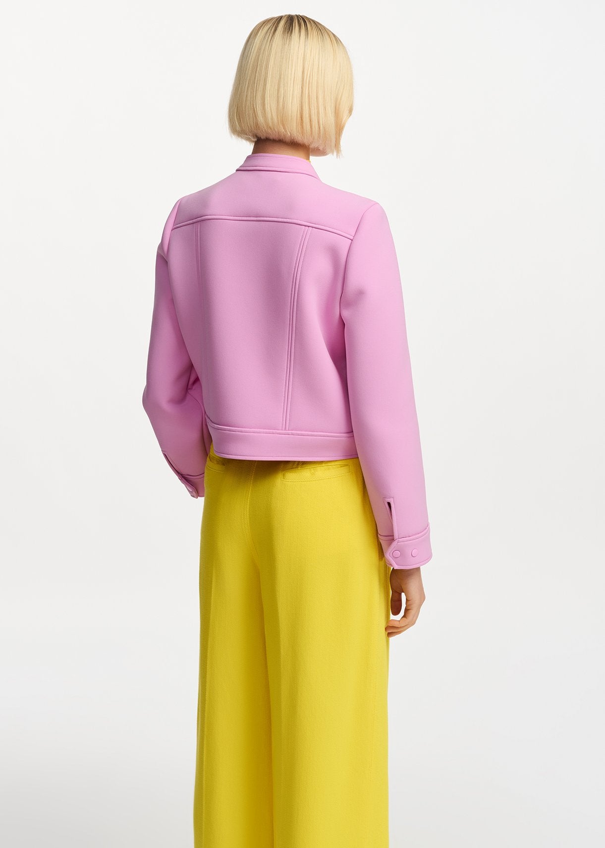 Roze korte jas RE—SSENTIEL | Essentiel second hand