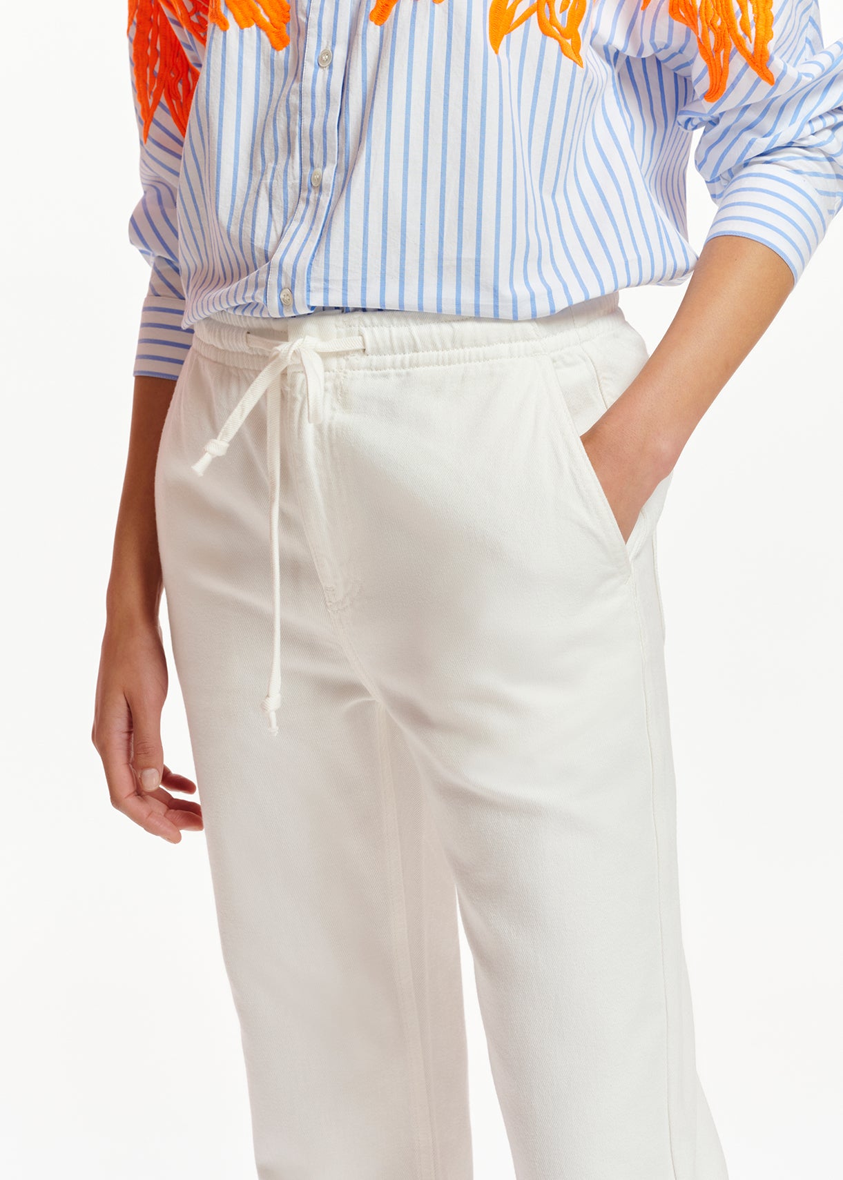 White boyfriend-fit jeans RE—SSENTIEL | Essentiel second hand