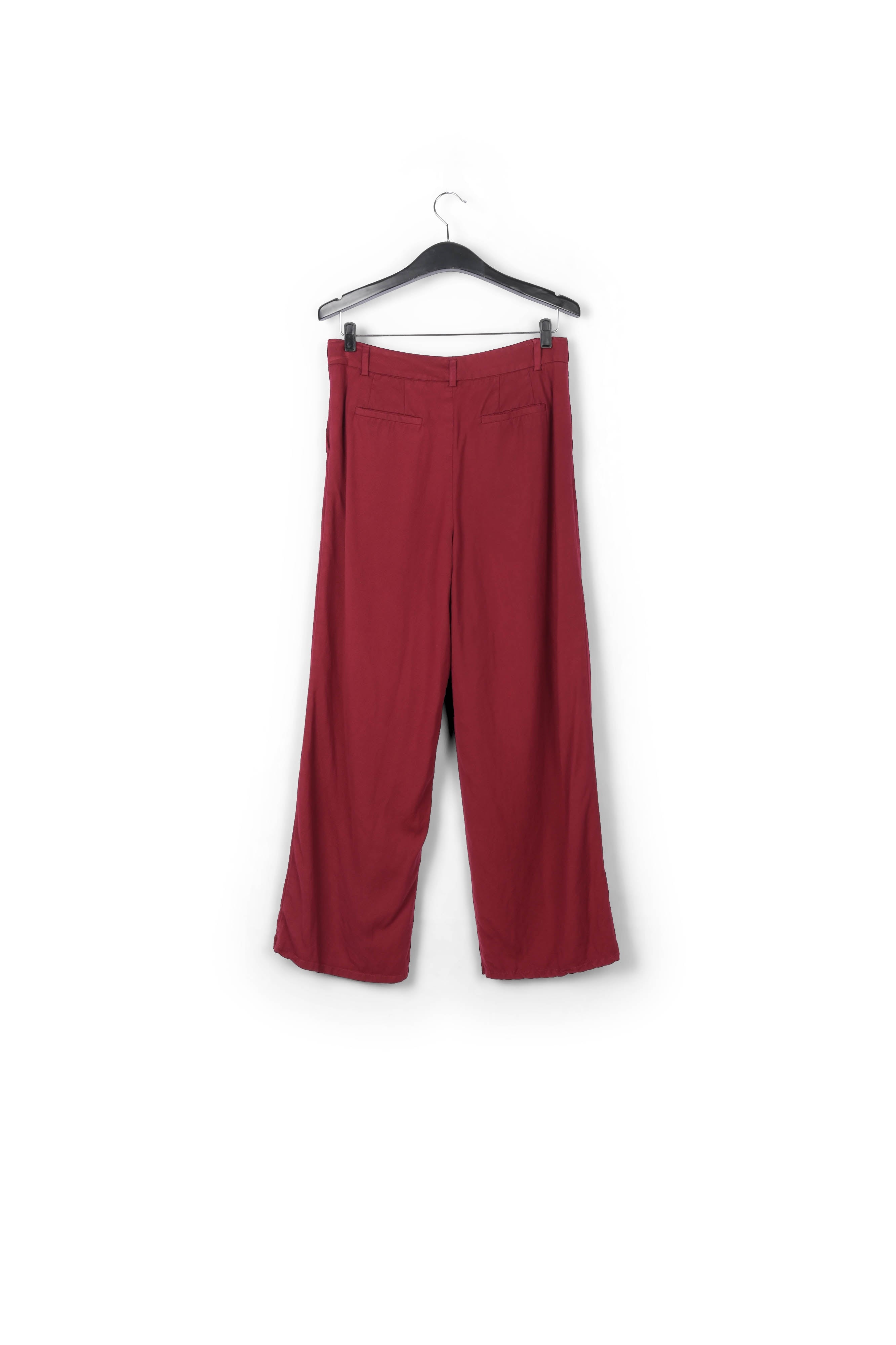 Pantalon marron aux jambes larges RE—SSENTIEL | Essentiel second hand