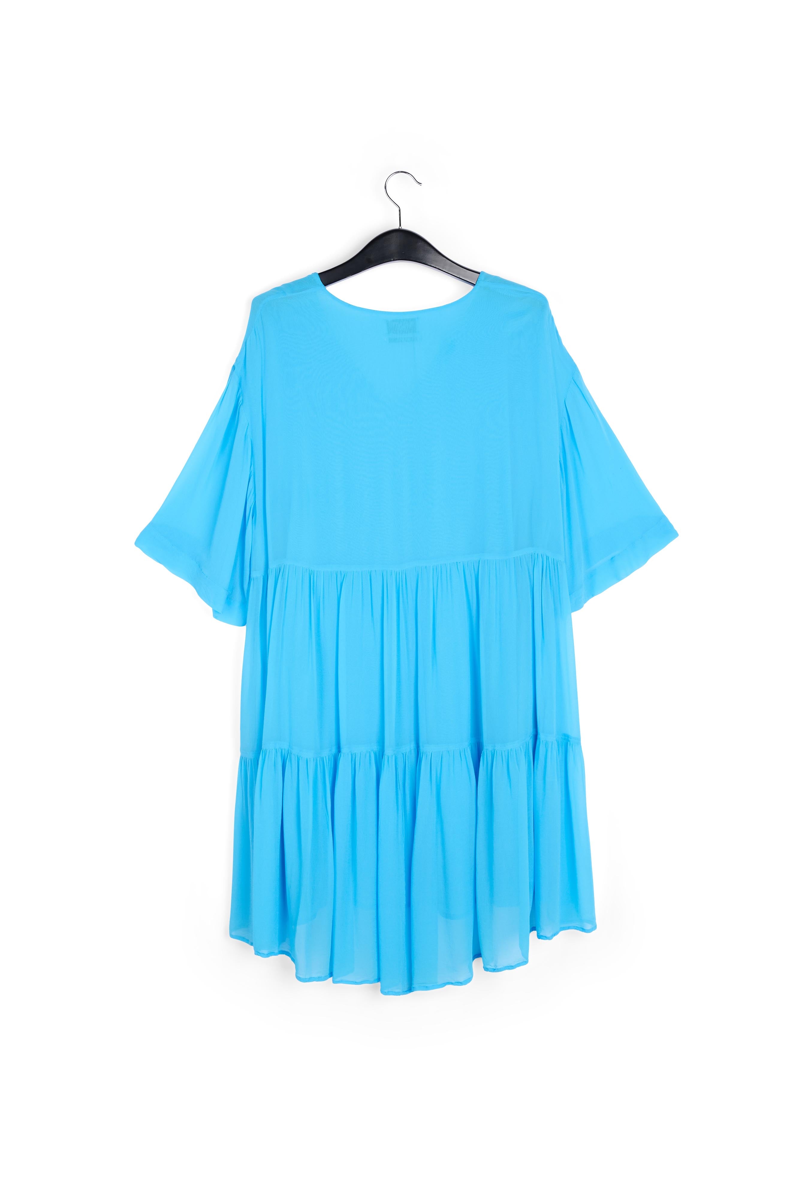 Kleurrijke mini-jurk met volants RE—SSENTIEL | Essentiel second hand