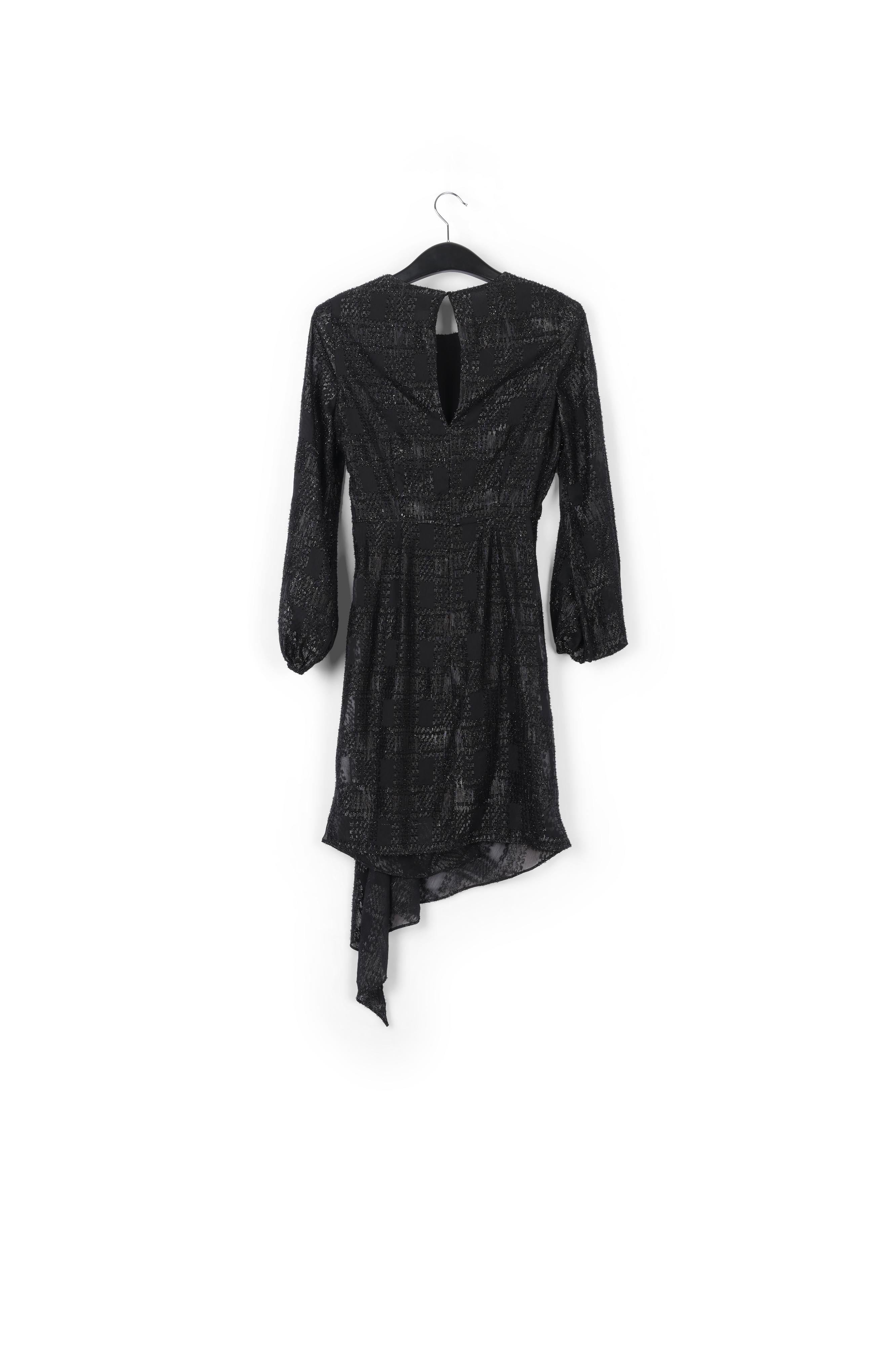 Robe courte en lurex noir RE—SSENTIEL | Essentiel second hand