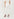 White cropped straight-leg jeans Faume - seconde main