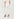 White cropped straight-leg jeans Faume - seconde main