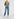 Zarmadillo straight blue denim Faume - seconde main