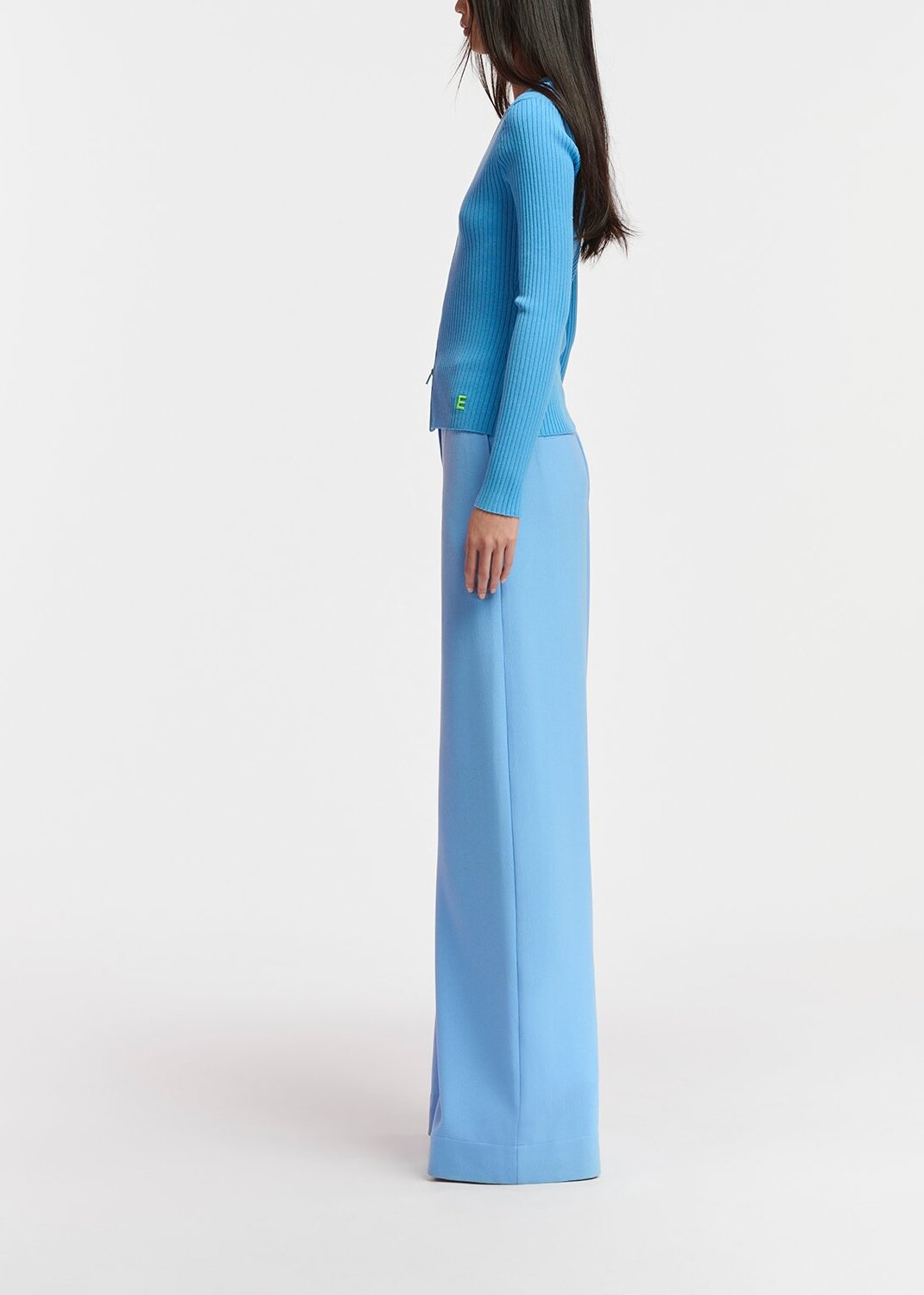 Blue wide-leg pants RE—SSENTIEL | Essentiel second hand