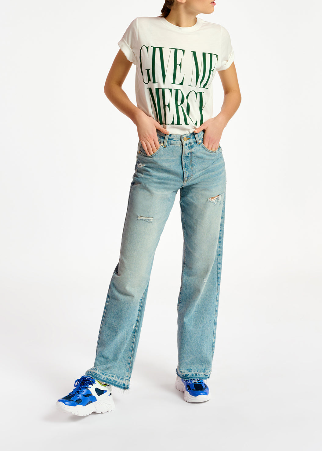 Jean boyfriend bleu RE—SSENTIEL | Essentiel second hand