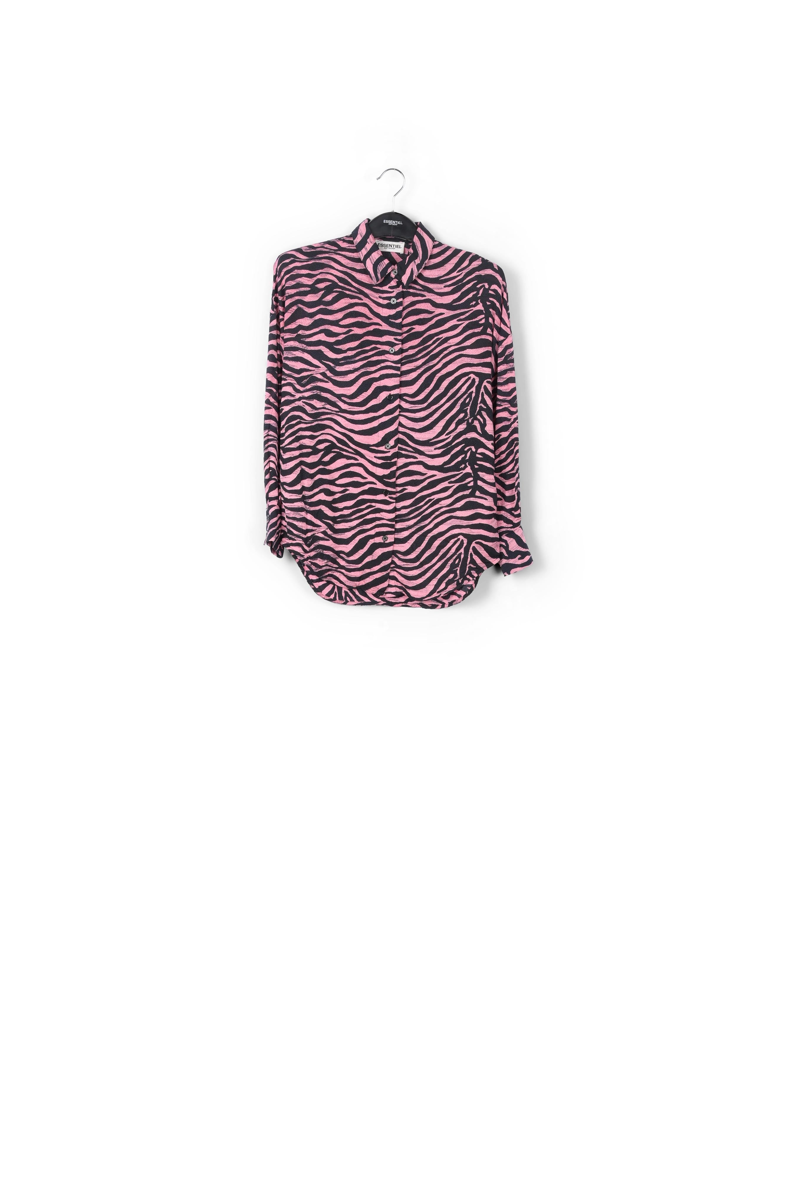 Chemise rose à imprimé zèbre RE—SSENTIEL | Essentiel second hand