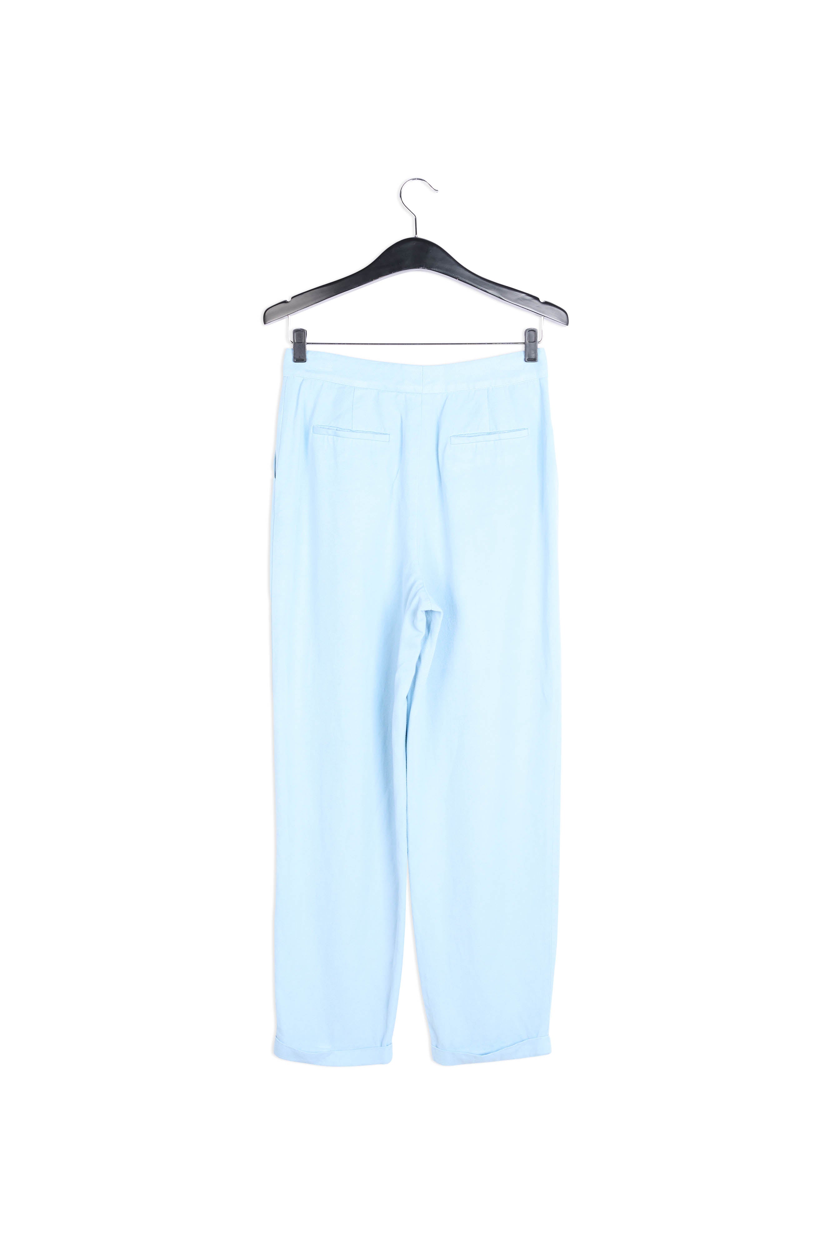Pantalon bleu clair taille mi-haute RE—SSENTIEL | Essentiel second hand