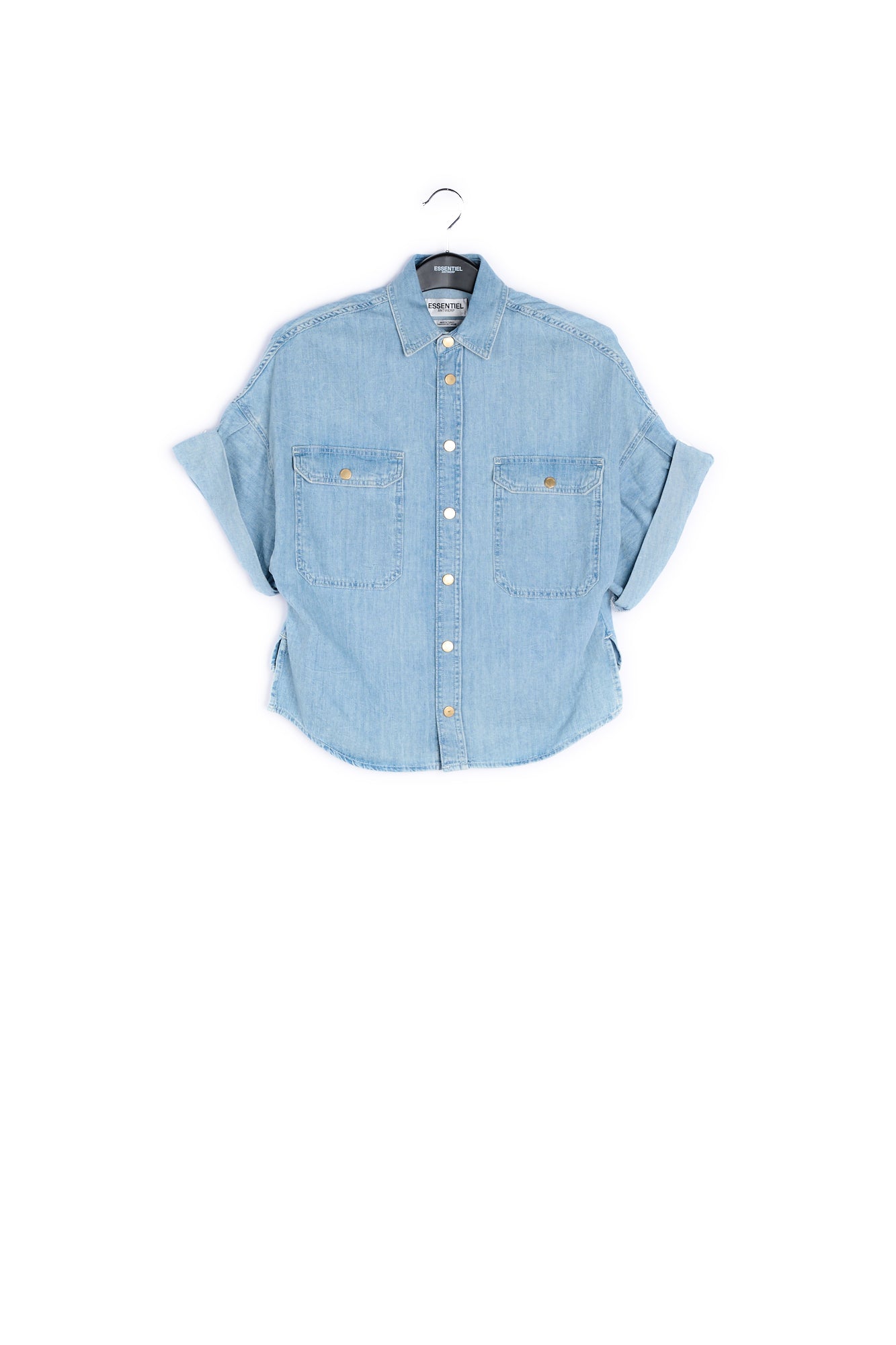 Light blue denim shirt RE—SSENTIEL | Essentiel second hand