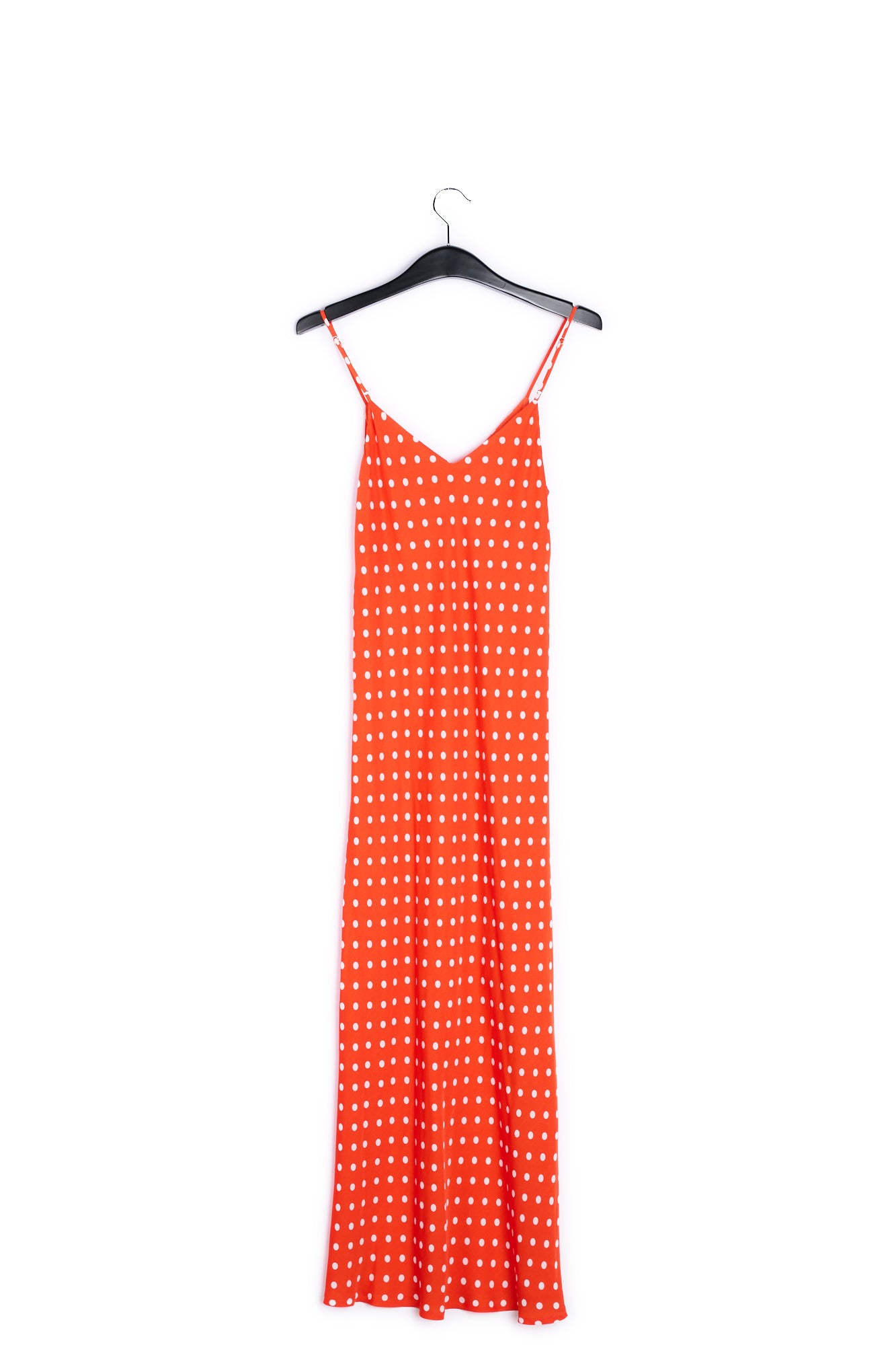 Red polka dot slip dress RE—SSENTIEL | Essentiel second hand