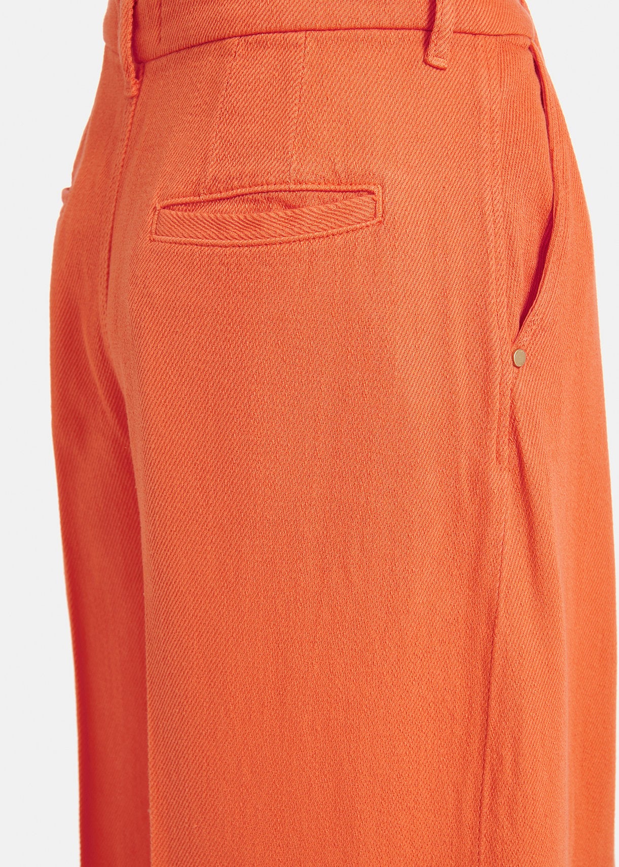 Orange wide-leg jeans RE—SSENTIEL | Essentiel second hand