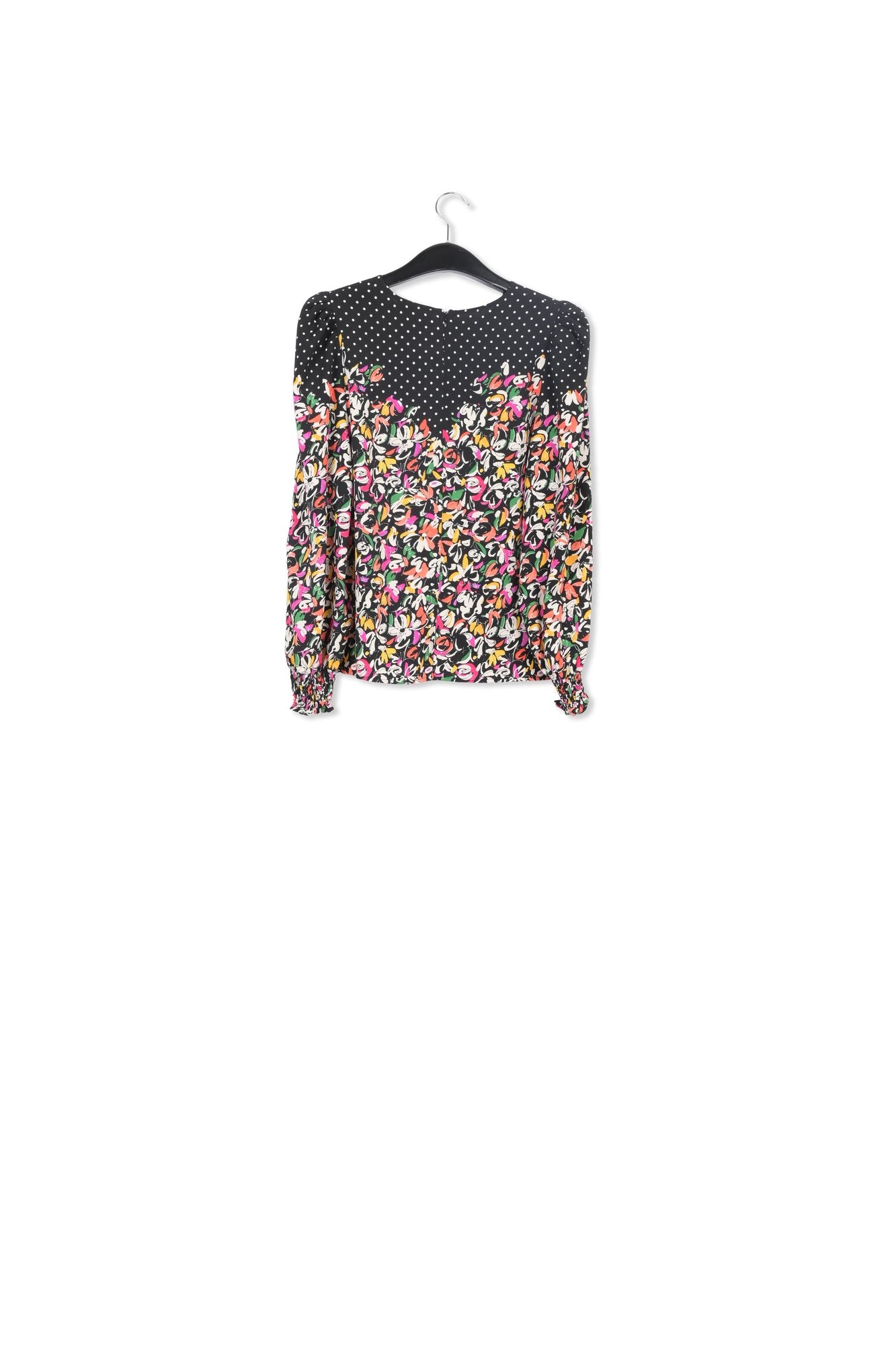 Colorful floral and polka-dot mixed-print top RE—SSENTIEL | Essentiel second hand