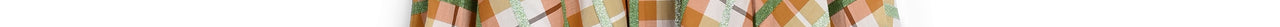 Beige en groene geplisseerde rok van katoenmix Faume - seconde main