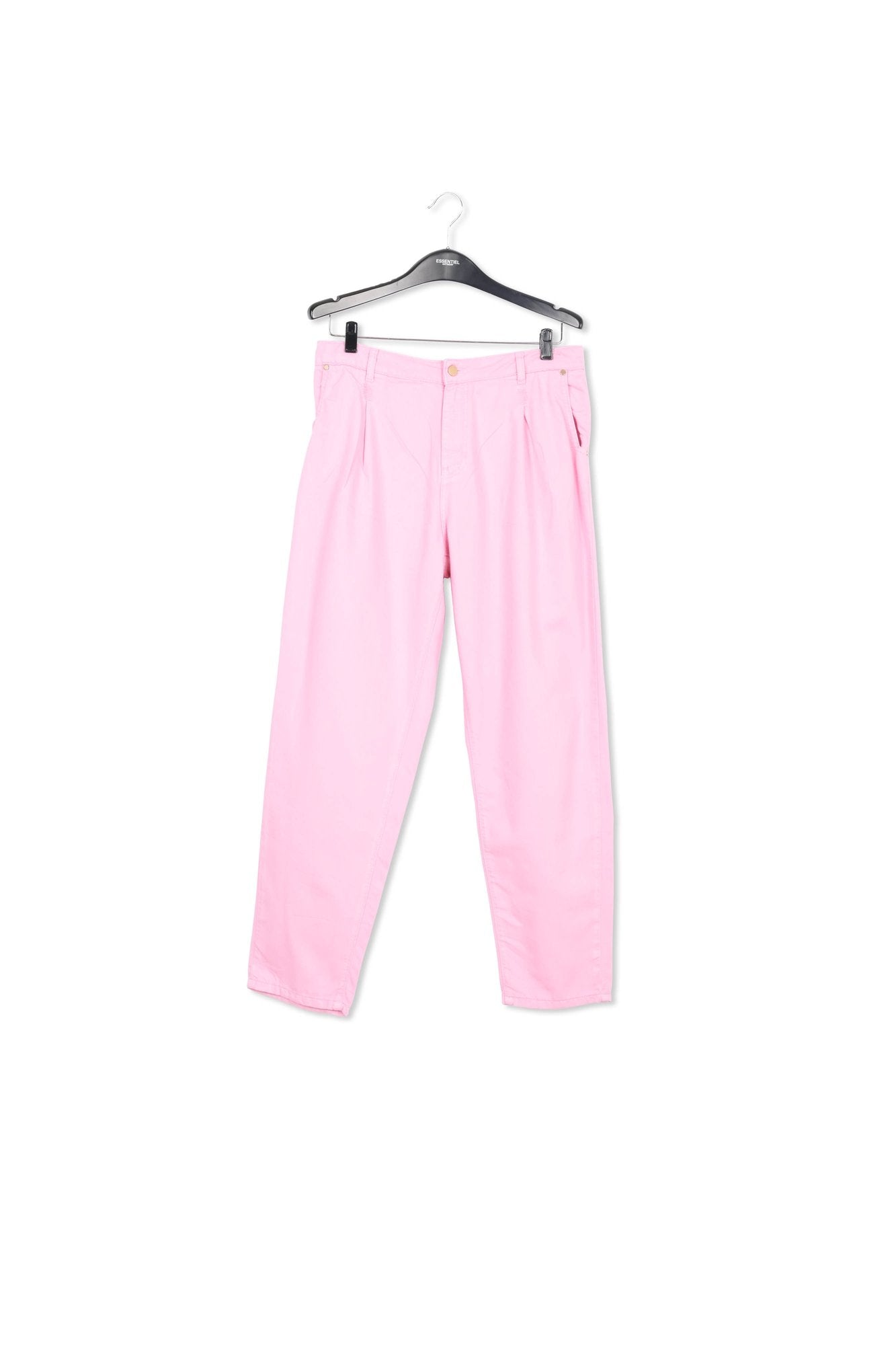 Light pink loose-fit denim pants RE—SSENTIEL | Essentiel second hand