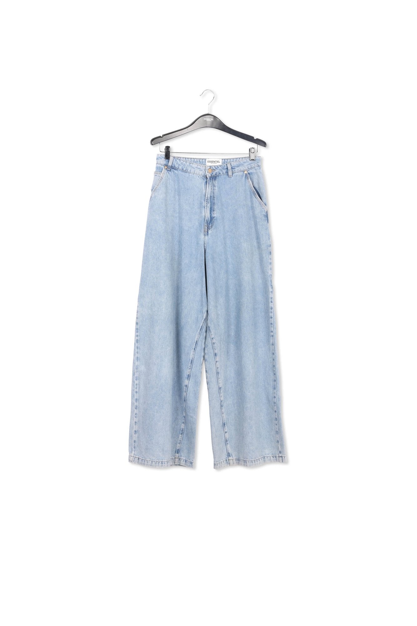 Wide-leg blue jeans RE—SSENTIEL | Essentiel second hand