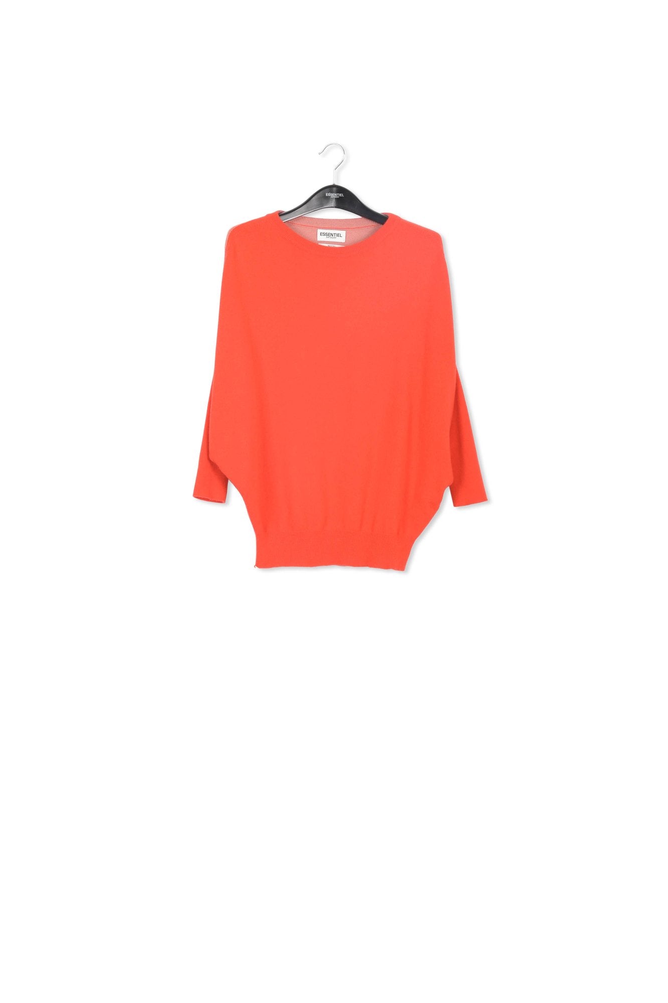 Red and pink merino-cashmere knit sweater RE—SSENTIEL | Essentiel second hand