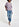 Light blue floral ruffle-sleeved top Faume - seconde main