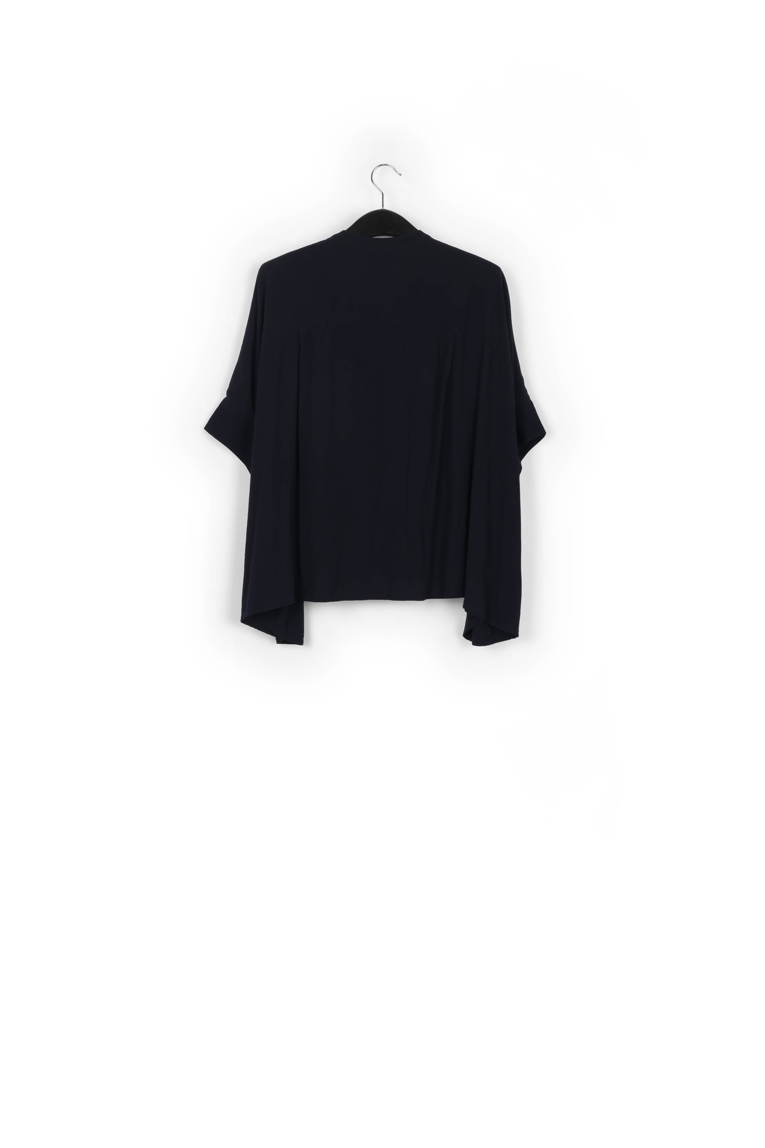 Dark blue oversized top RE—SSENTIEL | Essentiel second hand
