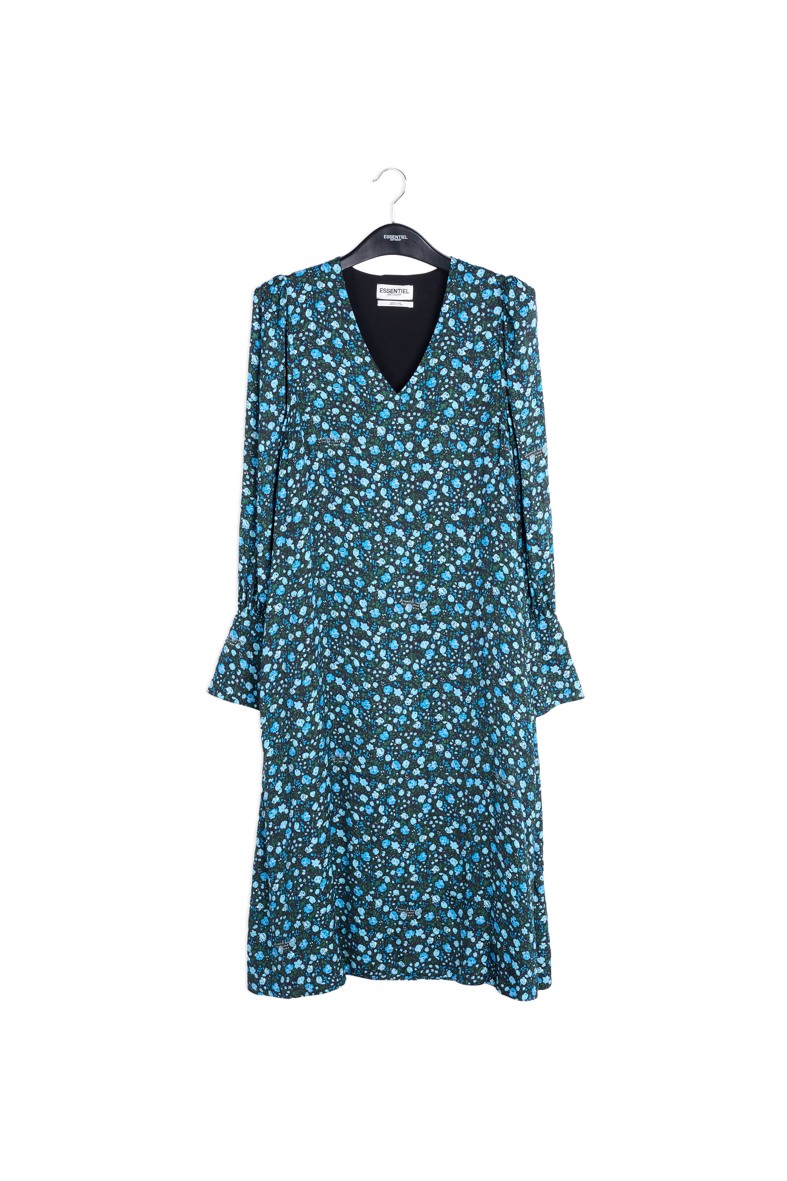 Puff sleeve tie dress RE—SSENTIEL | Essentiel second hand