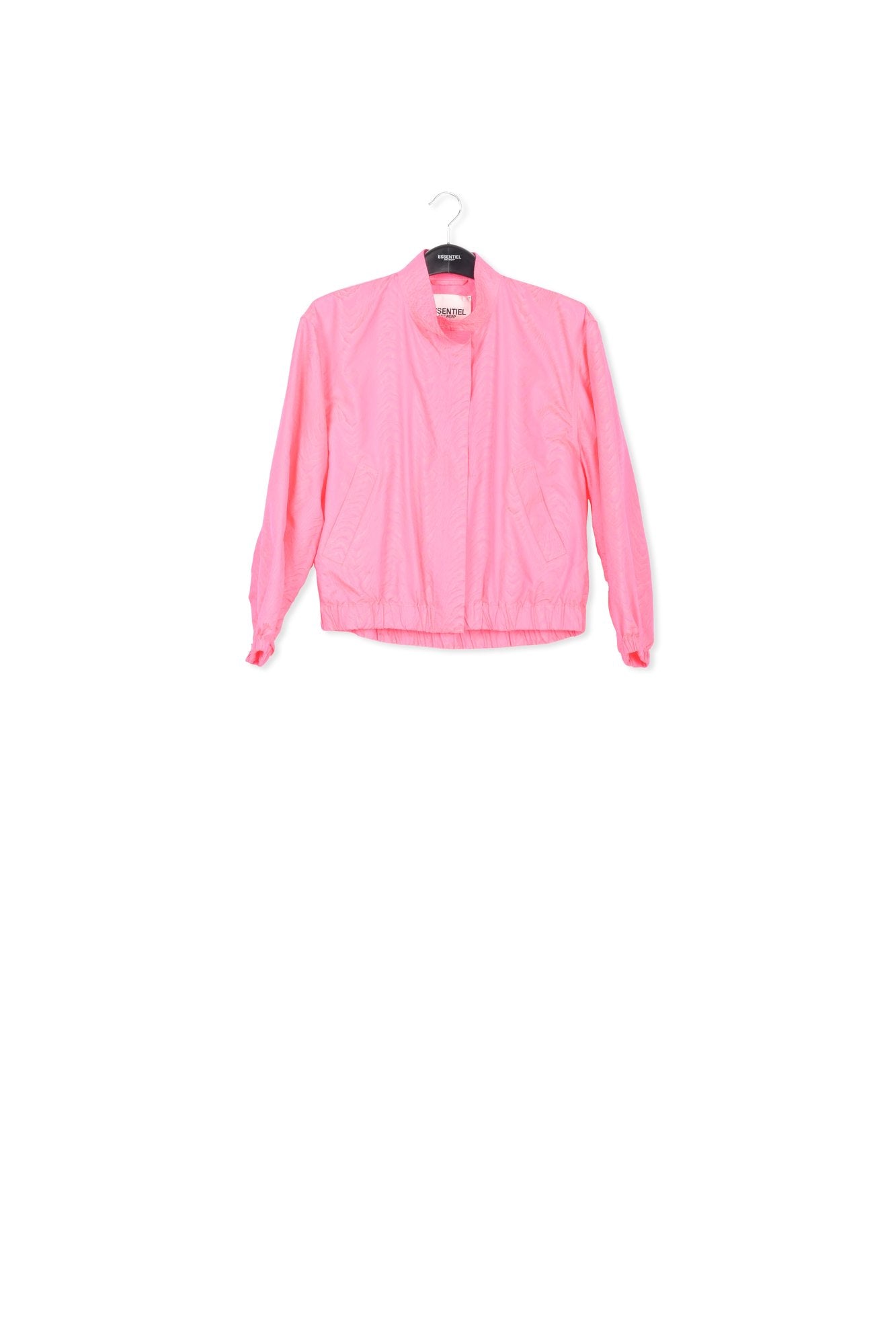 Blouson aviateur en jacquard rose néon RE—SSENTIEL | Essentiel second hand